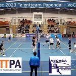 VoCASA Heren 1 wint overtuigend van Talentteam Papendal (Ede, 2 dec 2023)