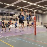 VoCASA H1 – VC Sneek H1 2-3. Met volleybal-biljarten.